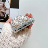 Diamond Mobile Phone Cover, Luxury Bling Rhinestone Case for iPhone, 14, 15, 13, 12, 11, XR, XS Plus, X, Max, Sparkling Gold
