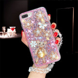 Luxury Bling Soft Phone Case Cover, Lovely Bear Rhinestones Diamonds,For iPhone 14, 13, 12, 11 Pro, 15, 7, 8 Plus, XS, MAX, XR