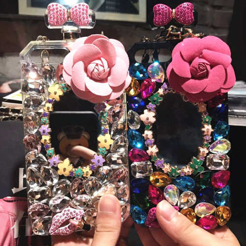 Luxury Bling Diamond Customize Mobile Phone Case, Cover Bags, For iPhone 7, 8 , X, XS, Xs Max, 11, 12, 13, 14, 15 Pro