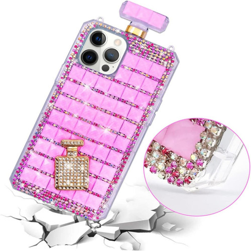 Clear Soft Phone Case Cover, Glitter Bling, Crystal Diamond, Lips, Kiss Fashion,For iPhone 14, 13, 12, 11 Pro Max, 15, 14MAX, XR