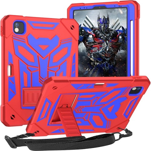 Case For iPad Pro 11 2022/2021/2020/2018 Kids Cover iPad 11 Pro 1 2 3 4 Military Shockproof Kickstand Handle Shoulder Strap Capa