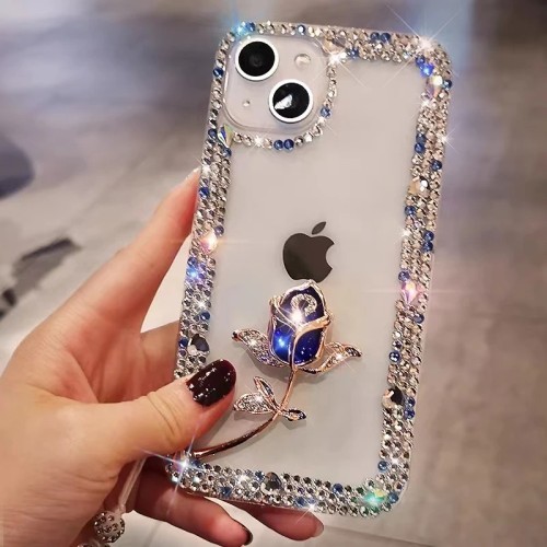 Luxury Sparkle Diamonds Handmade Bling Case for iPhone, XR, X, XS Max, 6, 7, 8, 11, 12, 13, 14, 15 Plus Pro Max