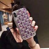 LaMaDiaa-Bling Rhinestone Case for iPhone, Cover for iPhone 14, 13, 12, 11 Pro, 15MAX, XS, XR, Max, Diamond, Phone Coque