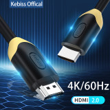 HDMI 2.0 4K 60HZ 3D Compatible Audio Video Cables Gold Plated For HD TV Box PS4 Splitter Switcher Computer Laptops Displays Cord