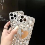3D Crystals Sparkle Diamonds Mobile Phone Case for iPhone, Handmade Series, New, 15, 11, 12, 13, 14 Pro Max