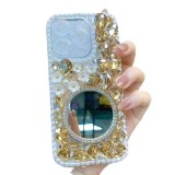Handmade Diamond Case for iPhone, Handmade Series, 7, 8, Xr, X, Xs Max, 11, 12, 13, 14, 15 Plus Pro Max, Mini