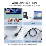 USB 3.0 USB Extension Cable Male to Female Data Cable USB3.0 Extender Cord for Smart TV PS4 Xbox SSD PC Fast Extension Data Wire