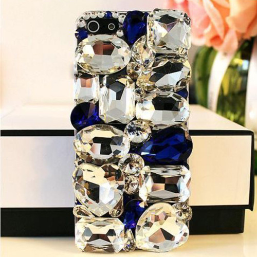 Luxury Bling Crystal Diamond Rhinestone 3D Stones Case For iphone 11 12 13 14 15 Pro max XS XR Xs Max 6 7 8 Plus Hard Back Cover