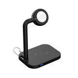 Wireless Charger Stand Dock for iPhone 13/12 Pro Max iPhone 14 Pro, Qi Fast Charging Station for Apple Watch Series SE/6/5/4/3/