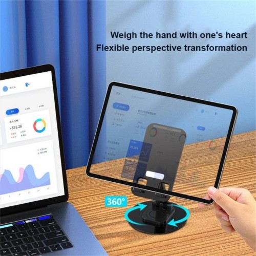 360 ° Rotation Phone Holder Foldable Tablet Desktop Stand For iPhone 14 iPad Xiaomi Universal Mobile Phone Holder Stand Adjustab