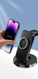 The 3-in-1 wireless charger is suitable for iPhone14, Apple 13po, Samsung, Huawei wireless stand, fast charging base