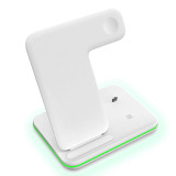 30W 3 in 1 Wireless Charger Stand for iPhone 14 13 12 11 XS XR 8 Fast Charging Dock Station For Apple Watch 8 7 6 5 Airpods Pro