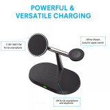 30w 3 in 1 Wireless Charger Holder for Apple iWatch Airpod Magnetic Charging Station for Magsafe iPhone 12 13 14 Pro Max