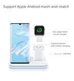 Suitable for mobile phone watch Bluetooth 3-in-1 wireless charging 15W magnetic desktop stand wireless charger