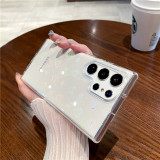 New design Clear cute gradient laser shockproof cover love heart IMD phone case for Samsung A15 A55 A14 A24 A34 A52 A53 A54 S24 S23 S22 Plus Ultra