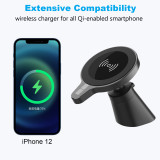 The new model is suitable for Apple iPhone 12 car magnetic wireless charging magsafe15W fast charging mobile phone holder