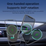 Suitable for Apple mobile phone car wireless charging, car magnetic induction charger, car air outlet navigation bracket