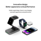 New Magsafe 3-in-1 Wireless Charger Headphone Watch Mobile Phone Magnetic Wireless Charging Stand