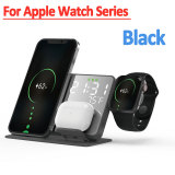 15W Fast Wireless Charger Dock Station For iPhone 14 13 12 11 XS XR X 8 Apple Watch 8 7 6 SE AirPods 3 Pro Phone Charging Stand