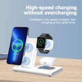 3 in 1 Wireless Charger For iPhone X XS 14 13 12 Airpods Pro Apple Watch /Samsung S23 Galaxy Watch QI Fast Charging Station