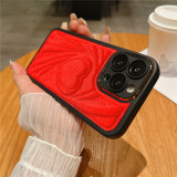 Fashion Velvet Plush Cover for iphone 14 PRO MAX 11 12 15 PLUS Soft Fabric Cloth Love Heart Case for iphone 15 PRO MAX 13 PRO