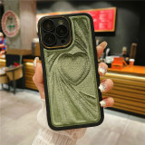 Fashion Velvet Plush Cover for iphone 14 PRO MAX 11 12 15 PLUS Soft Fabric Cloth Love Heart Case for iphone 15 PRO MAX 13 PRO