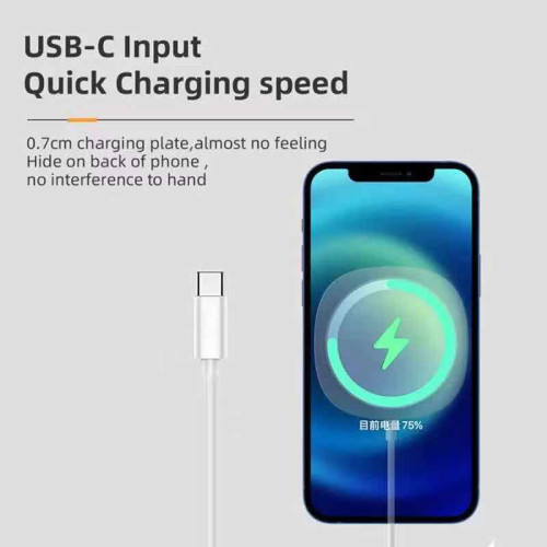 15W Magnetic Fast Wireless Charger For iPhone 12Pro Max Mini QI Fast Charge Samsung USB C PD Adapter Original Magnet Charger Pad