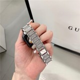 Metal Stainless Steel Diamond Strap For Apple Watch Band 38mm 40mm 42mm 44mm Women Bracelet For iWatch Ultra 49mm 41 45mm 9/8/7/6/5/43