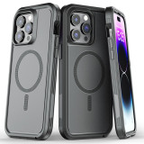Magnetic Defender Series Case for iPhone 12 13 14 15 pro Max Plus Cover Hybrid Heavy Military Drop MagSafe Shockproof Case