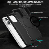 Armor Shockproof Case For iPhone 11 12 13 14 15 Pro Max Magnetic Magsafe Wireless Charging TPU Frame Hard Plastic Phone Cover