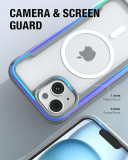 Raptic Shield Defense Magnetic Case For iPhone 15 Pro Max 15Plus Military Grade TPU Polycarbonate Magsafe Protective Cover