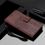 Wallet Tree Embossing Flip Leather Case For Samsung Galaxy A13 A14 A15 A34 A51 A52 A53 A54 S24 Ultra S23 Plus S22 S21 S20 FE