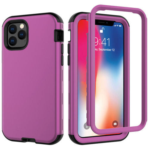 Armor Shockproof 3 in 1 Hybrid Case For iPhone 15 14 13 12 11 Pro Max Colorful Hard PC+Silicone Heavy Duty Full Protection Cover