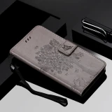 Wallet Tree Embossing Flip Leather Case For Samsung Galaxy A13 A14 A15 A34 A51 A52 A53 A54 S24 Ultra S23 Plus S22 S21 S20 FE