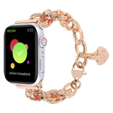 Luxury Metal Bracelet Strap for Apple Watch Ultra Band 45mm 49mm 44mm 42mm 40mm Skeleton Watchband for iWatch 8 7 6 5 4 3 2 1