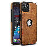 For iPhone 11 12 13 14 15 Pro Max MINI XR XS X SE 6 7 8 Plus Business PU Leather Case Soft Cowhide Shockproof Protective Cover