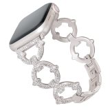 Metal Bling Diamond Strap for Apple Watch Band 40mm 45mm 44mm 41mm 42mm 38mm belt for Iwatch Series 7 SE 6 5 4 Women Bracelet
