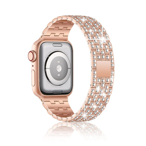 Metal strap Luxury full Diamond Bracelet For Apple Watch series 3 42mm 38mm band for iwatch 4 5 6 SE 7 band 40mm 41mm 45mm 44mm