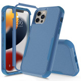 3 Layer Case for iPhone 15 14 13 Pro Max Mini 12 Pro 11 15Plus 7 8 Plus SE 2020 Luxury Armor Shockproof Soft Bumpers Hard Cover
