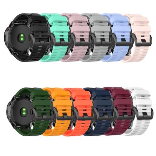 Watch Band For Garmin Descent Mk2 2S/Fenix 6 6S 6X 5X 5 5S/Forerunner 945 935 Sport Silicone Quick Release Straps Bracelet