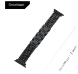 Luxury Stainless Steel Band For Apple Watch 9 8 7 6 SE 5 3 45/44/42/41mm Metal Braided Bracelet Correa iWatch Ultra 49mm 40 38mm