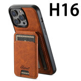 Magnetic Kickstand Phone Case For Iphone 13 12 14 15 Pro Max Plus Multi Card Wallet Leather Cover For Samsung S22 S23 Ultra Plus
