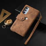 For Motorola Moto G22 G60S G31 G50 G200 5G G30/G20 Edge 30 Pro X30 S30 Case Leather Wallet Card Slot Flip Zipper Magnetic Cover