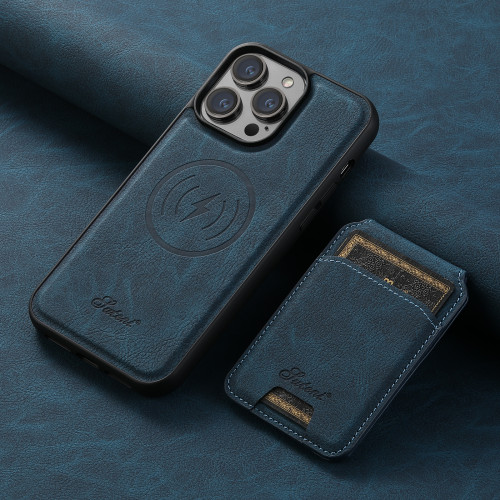 Magnetic Kickstand Phone Case For Iphone 13 12 14 15 Pro Max Plus Multi Card Wallet Leather Cover For Samsung S22 S23 Ultra Plus