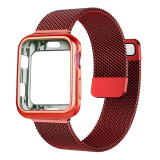 Milanese Case+Strap for Apple Watch Band 9 8 7 6 SE 5 4 49MM 41mm 40mm 44mm 42mm 38mm Watchband For Iwatch Series 9 Correa 45mm