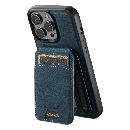 Magnetic Kickstand Phone Case For Iphone 13 12 14 15 Pro Max Plus Multi Card Wallet Leather Cover For Samsung S22 S23 Ultra Plus