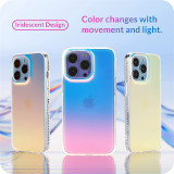 Luxury Matte Laser Gradient Clear Case for IPhone 13 11 14 Pro Max 12 Mini XS XR X 8 7 Plus SE 2022 Fluorescent Iridescent Cover