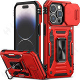 Case For iPhone 15 Pro Max Plus Ring Stand Armor Anti-fall Slide Camera Kickstand iPhone 15 Pro Magnetic Car Cover