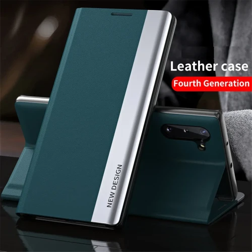 Flip Leather Case For Samsung Galaxy S9 Plus S10 S20 S21 FE S22 S23 S24 Ultra Note 8 9 10 Plus 20 Ultra Luxury Bracket Cover