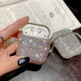 Luxury 3D Cute Bling Diamonds Wireless Bluetooth Earphone Accessories Hard Case for Apple Airpods 2 1 Protective Charging Bag
